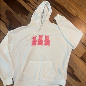 Aeropostale White Hoodie with Drawstring